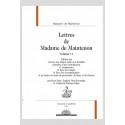 LETTRES DE MADAME DE MAINTENON LETTRES NON DATEES  VOLUME VII