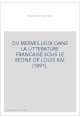 DU MERVEILLEUX DANS LA LITTERATURE FRANCAISE SOUS LE REGNE DE LOUIS XIV. (1891).