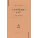 JOURNAL INTIME INEDIT TOME V (1849-1853)