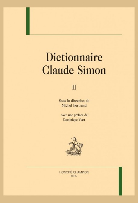DICTIONNAIRE CLAUDE SIMON