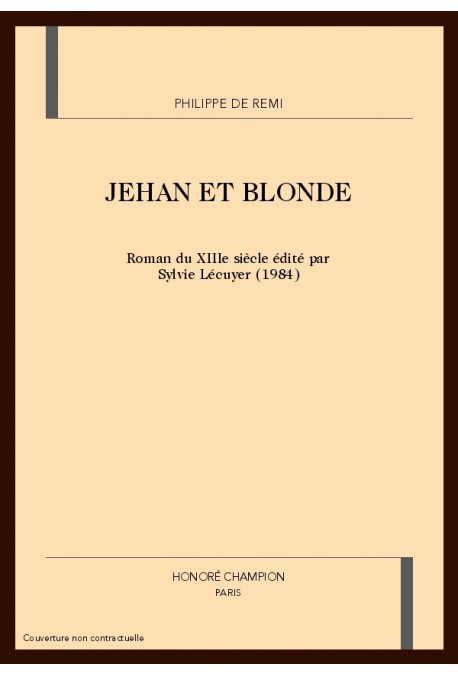 JEHAN ET BLONDE