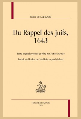 DU RAPPEL DES JUIFS 1643