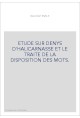 ETUDE SUR DENYS D'HALICARNASSE ET LE TRAITE DE LA DISPOSITION DES MOTS.