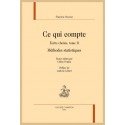 CE QUI COMPTE - METHODES STATISTIQUES  ECRITS CHOISIS, TOME II