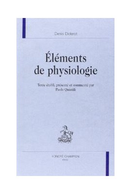 ELEMENTS DE PHYSIOLOGIE