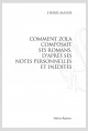 COMMENT ZOLA COMPOSAIT SES ROMANS, D'APRÈS SES NOTES PERSONNELLES ET INÉDITES