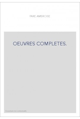 OEUVRES COMPLETES.