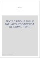 ENEAS. (1891). TEXTE CRITIQUE PUBLIE PAR JACQUES SALVERDA DE GRAVE.