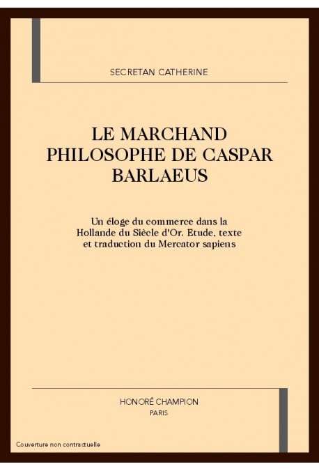 LE MARCHAND PHILOSOPHE DE CASPAR BARLAEUS