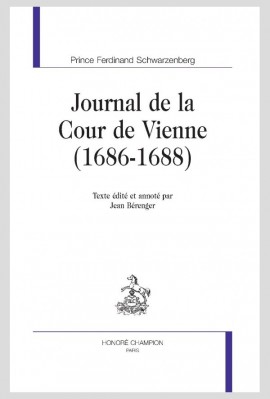 JOURNAL DE LA COUR DE VIENNE (1686-1688)