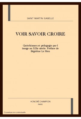 VOIR SAVOIR CROIRE