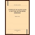 UNITE ET DUALITE DANS L'OEUVRE DE PROSPER MERIMEE