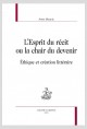 L'ESPRIT DU RÉCIT OU LA CHAIR DU DEVENIR