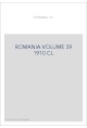 ROMANIA VOLUME 39 ( 1910 ) CL