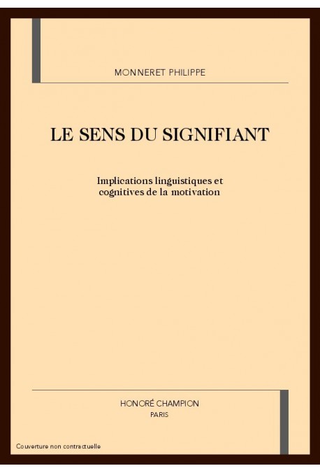 LE SENS DU SIGNIFIANT