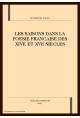 LES SAISONS DANS LA POESIE FRANCAISE DES XIVE ET XVE   SIECLES