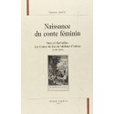 NAISSANCE DU CONTE FEMININ : LES CONTES DE FÉES DE MADAME D'AULNOY (1690-1698)