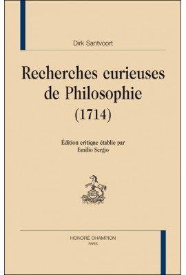 RECHERCHES CURIEUSES DE PHILOSOPHIE (1714)
