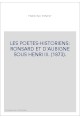LES POETES-HISTORIENS: RONSARD ET D'AUBIGNE SOUS HENRI III. (1873).