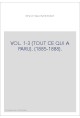 VOL. 1-3 (TOUT CE QUI A PARU). (1885-1888).