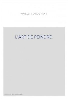 L'ART DE PEINDRE.