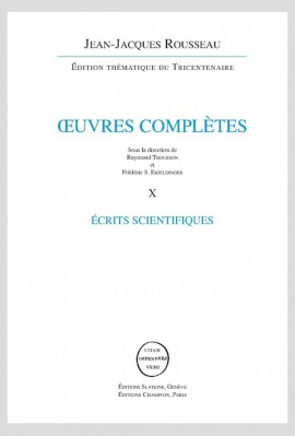 ÉCRITS SCIENTIFIQUES