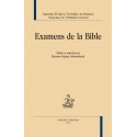 EXAMENS DE LA BIBLE