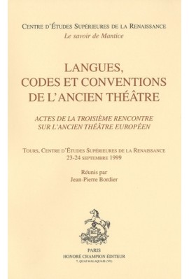 LANGUES CODES ET CONVENTION DE L'ANCIEN THEATRE