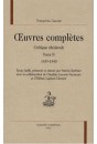 OEUVRES COMPLETES. SECTION VI. CRITIQUE THEATRALE. TOME II. 1839-1840