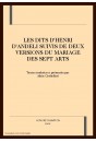 LES DITS D'HENRI D'ANDELI SUIVIS DE DEUX VERSIONS DU   MARIAGE DES SEPT ARTS