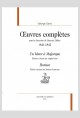 UVRES COMPLÈTES 1841-1842  UN HIVER À MAJORQUE  HORACE