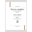 UVRES COMPLÈTES 1841-1842  UN HIVER À MAJORQUE  HORACE
