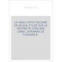 LA TABLE HYPOTHECAIRE DE VELEIA.