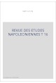 REVUE DES ETUDES NAPOLEONIENNES T 16