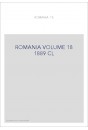 ROMANIA VOLUME 18 ( 1889 )