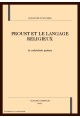 PROUST ET LE LANGAGE RELIGIEUX