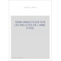 ESSAI ANALYTIQUE SUR LES FACULTES DE L'AME. (1760).