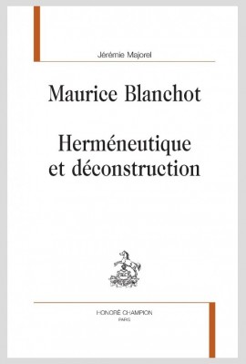 MAURICE BLANCHOT