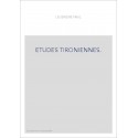 ETUDES TIRONIENNES. COMMENTAIRE SUR LA 6EME EGLOGUE DE VIRGILE, TIRE D'UN MANUSCRIT DE CHARTRES,