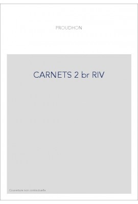 CARNETS. TOME 2 : 1847-1848