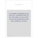 LE GENRE ROMANESQUE DEPUIS L'APPARITION DE LA          "NOUVELLE HELOISE" JUSQU'AUX APPROCHES DE LA REVOLUTION