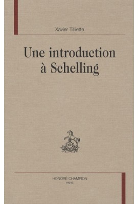 UNE INTRODUCTION A SCHELLING