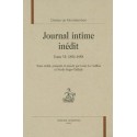 JOURNAL INTIME INEDIT TOME VI (1854-1858)