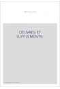 OEUVRES ET SUPPLEMENTS.
