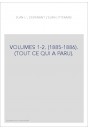 REVUE L'ELAN, DEVENANT L'ELAN LITTERAIRE VOLUMES 1-2. (1885-1886). (TOUT CE QUI A PARU).