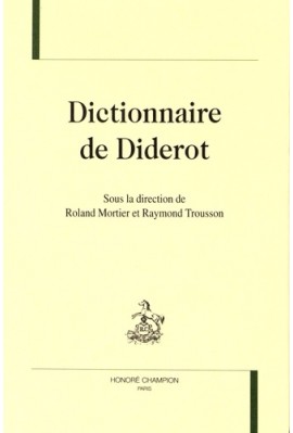 DICTIONNAIRE DE DIDEROT.