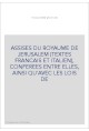 ASSISES DU ROYAUME DE JERUSALEM (TEXTES FRANCAIS ET ITALIEN), CONFEREES ENTRE ELLES, AINSI QU'AVEC LES LOIS DE