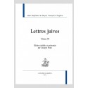 LETTRES JUIVES OU CORRESPONDANCE