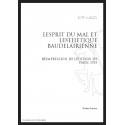 L'ESPRIT DU MAL ET L'ESTHETIQUE BAUDELAIRIENNE