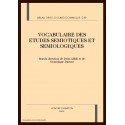 VOCABULAIRE DES ETUDES SEMIOTIQUES ET SEMIOLOGIQUES